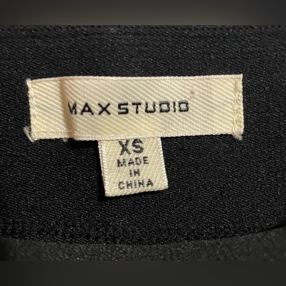 Max Studio Women's Double Knit Slim Trouser | Color: Black/White | Size: XS - Picture 5 of 9